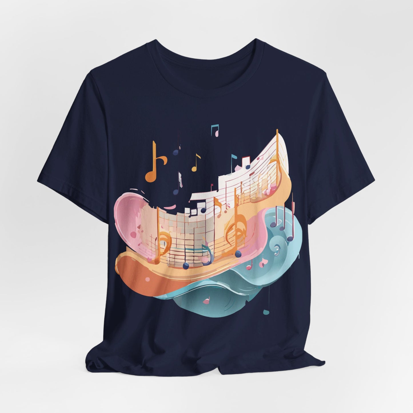 Natural Cotton Tee Shirt - Music Collection