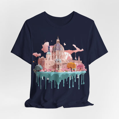 Natural Cotton Tee Shirt - Beautiful Places Collection - Vienna Printify