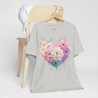 Natural Cotton Tee Shirt - Love story Collection Printify