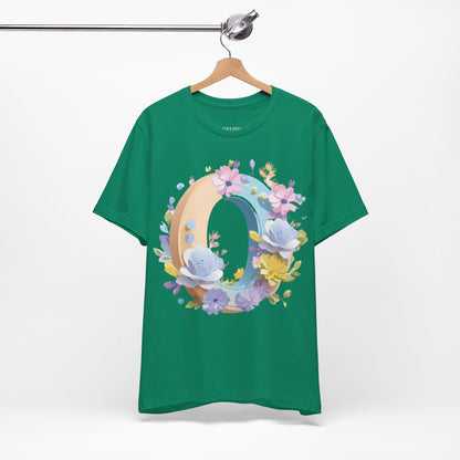 Natural Cotton Tee Shirt - Letters Collection - O Printify