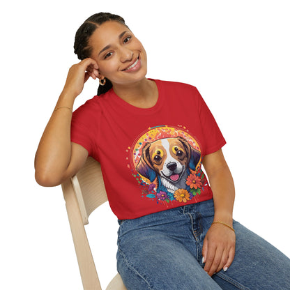 Dog Shirt Unisex Animal Tee Gildan 64000 Softstyle Ring Spun Cotton