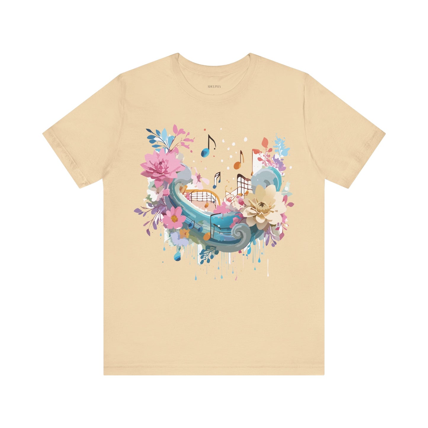 Natural Cotton Tee Shirt - Music collection