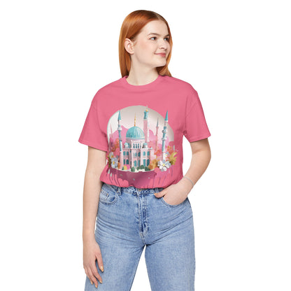 Natural Cotton Tee Shirt - Istanbul, Turkey Printify