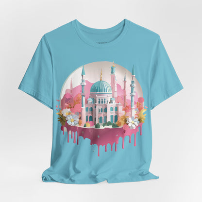 Natural Cotton Tee Shirt - Istanbul, Turkey Printify