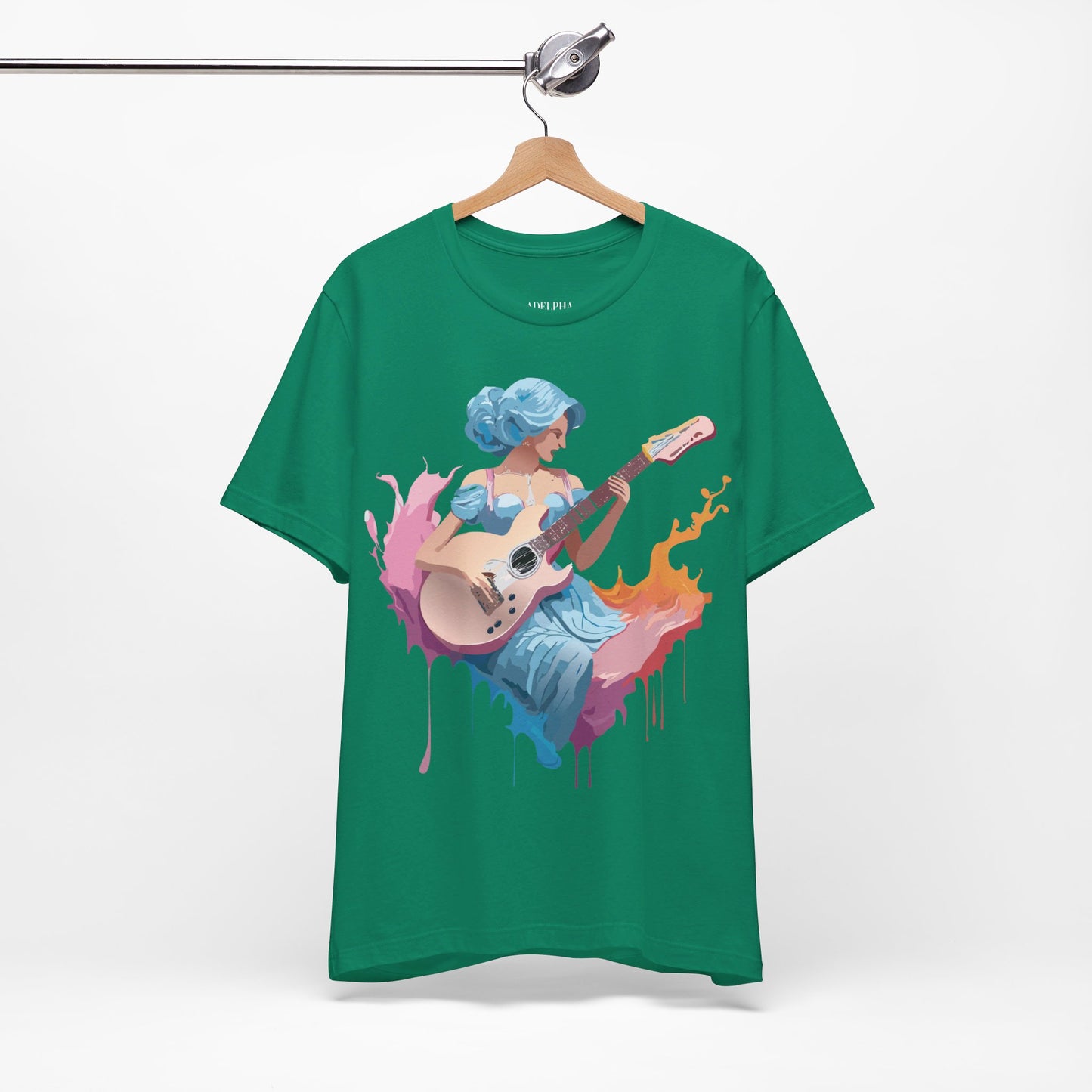 T-Shirt aus natürlicher Baumwolle – Musikkollektion