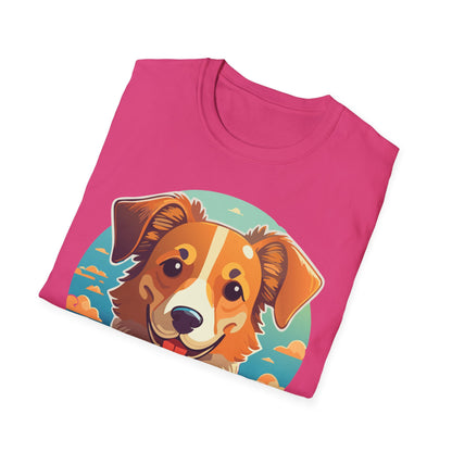 Dog Shirt Unisex Animal Tee One Hundred Percent Cotton Softstyle Gildan 64000