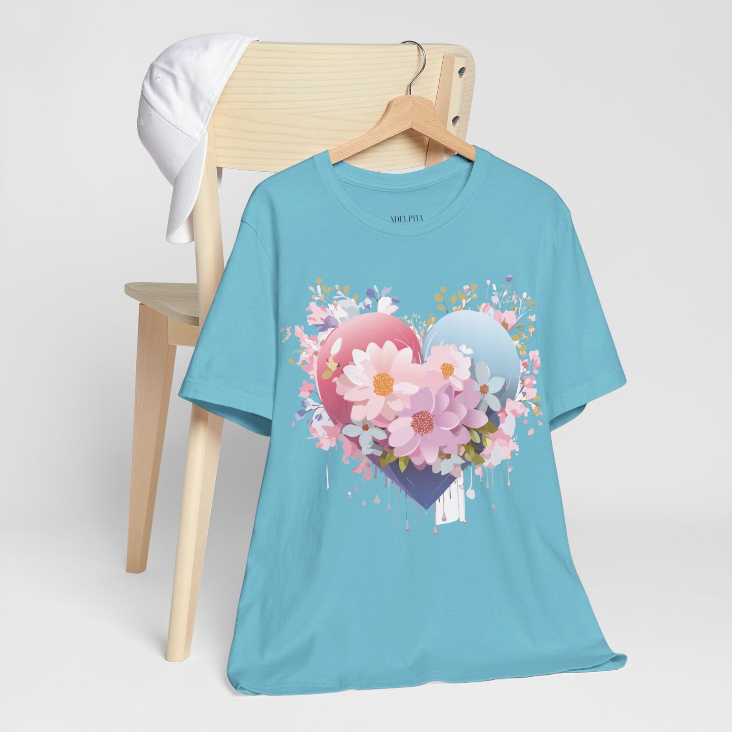 Natural Cotton Tee Shirt - Love story Collection