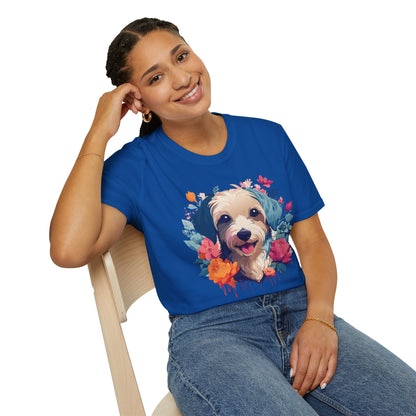 Dog Shirt Unisex Animal Tee Made From 100 Percent Ring Spun Cotton