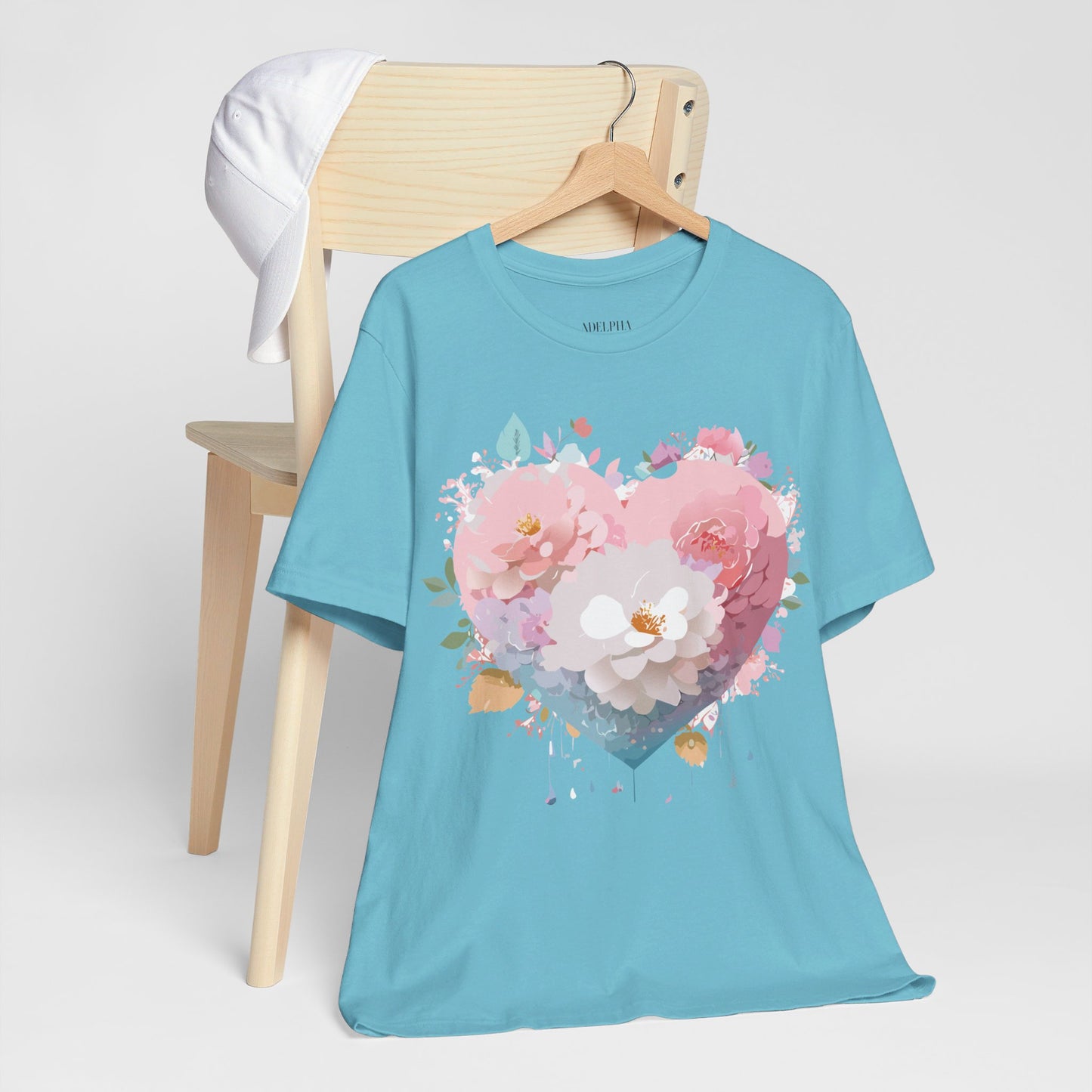 T-shirt en coton naturel - Collection Love story