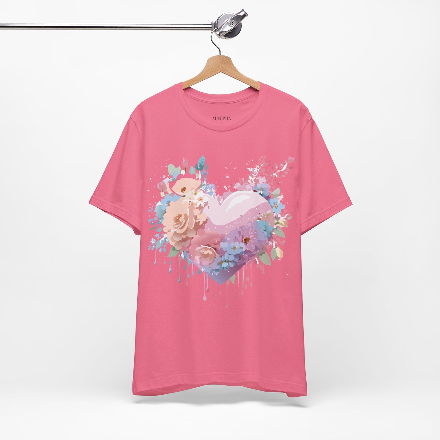 T-Shirt aus natürlicher Baumwolle – Love Story-Kollektion