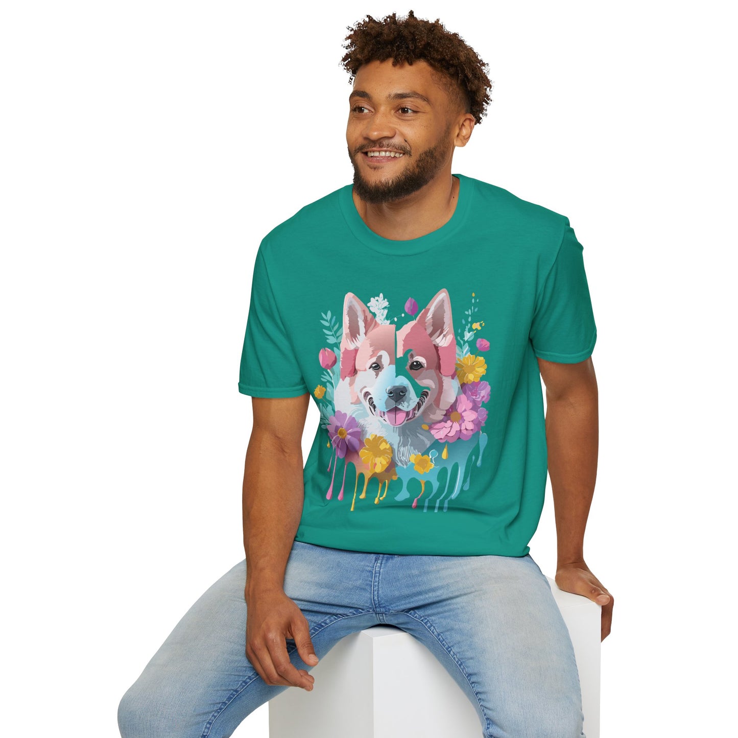 Dog Shirt, Shirt with Dog, Animal Tee, Shirt with Animals