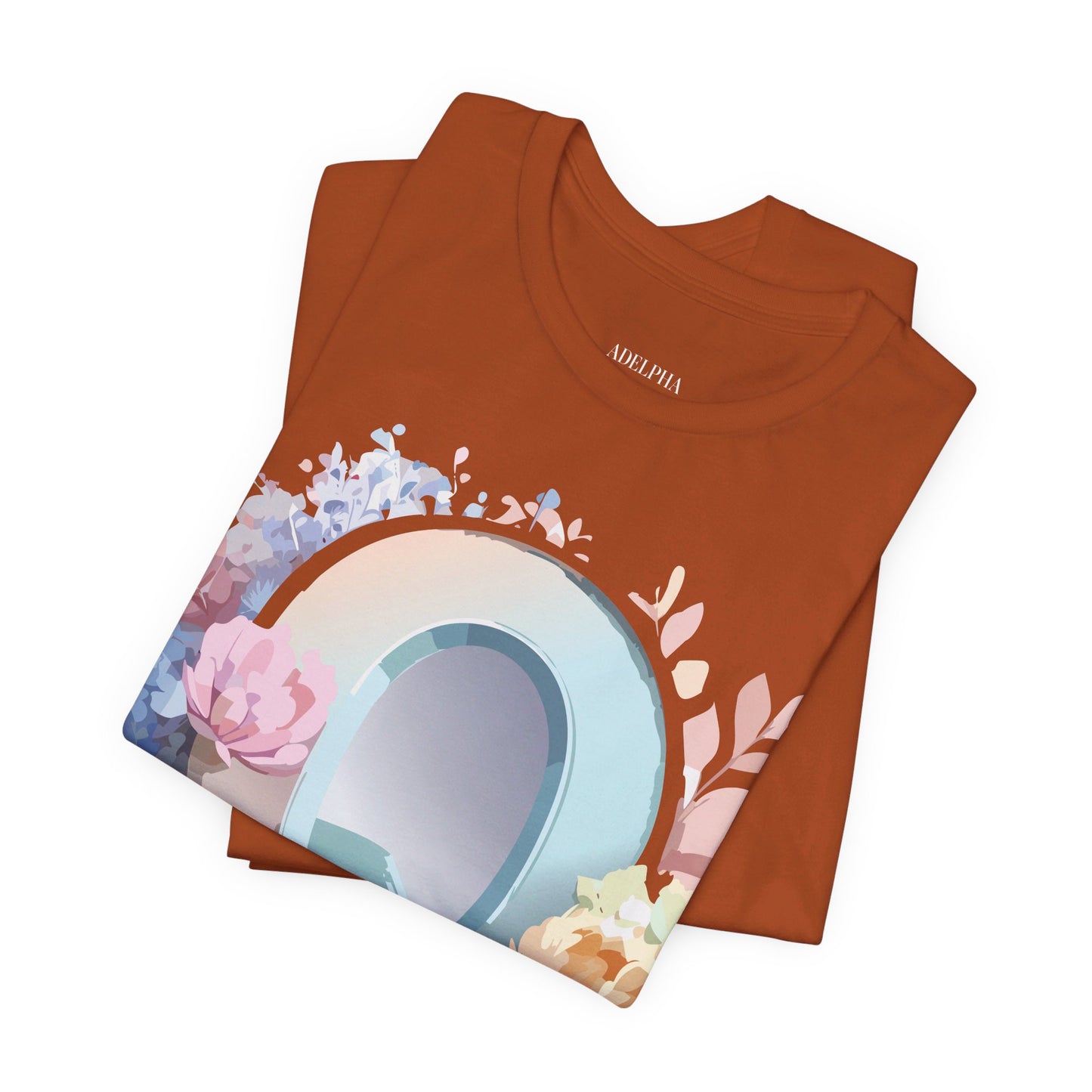 T-shirt en coton naturel - Collection Lettres - Q