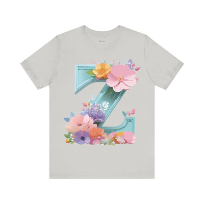 Natural Cotton Tee Shirt - Letters Collection - Z Printify