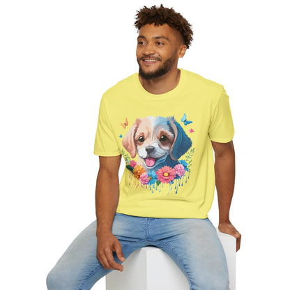 Dog Shirt Unisex Softstyle Tee Gildan 64000 100 Percent Ring Spun Cotton