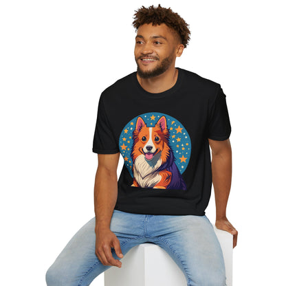 Unisex Dog Shirt Animal Print Tee Gildan Softstyle 64000 Tee