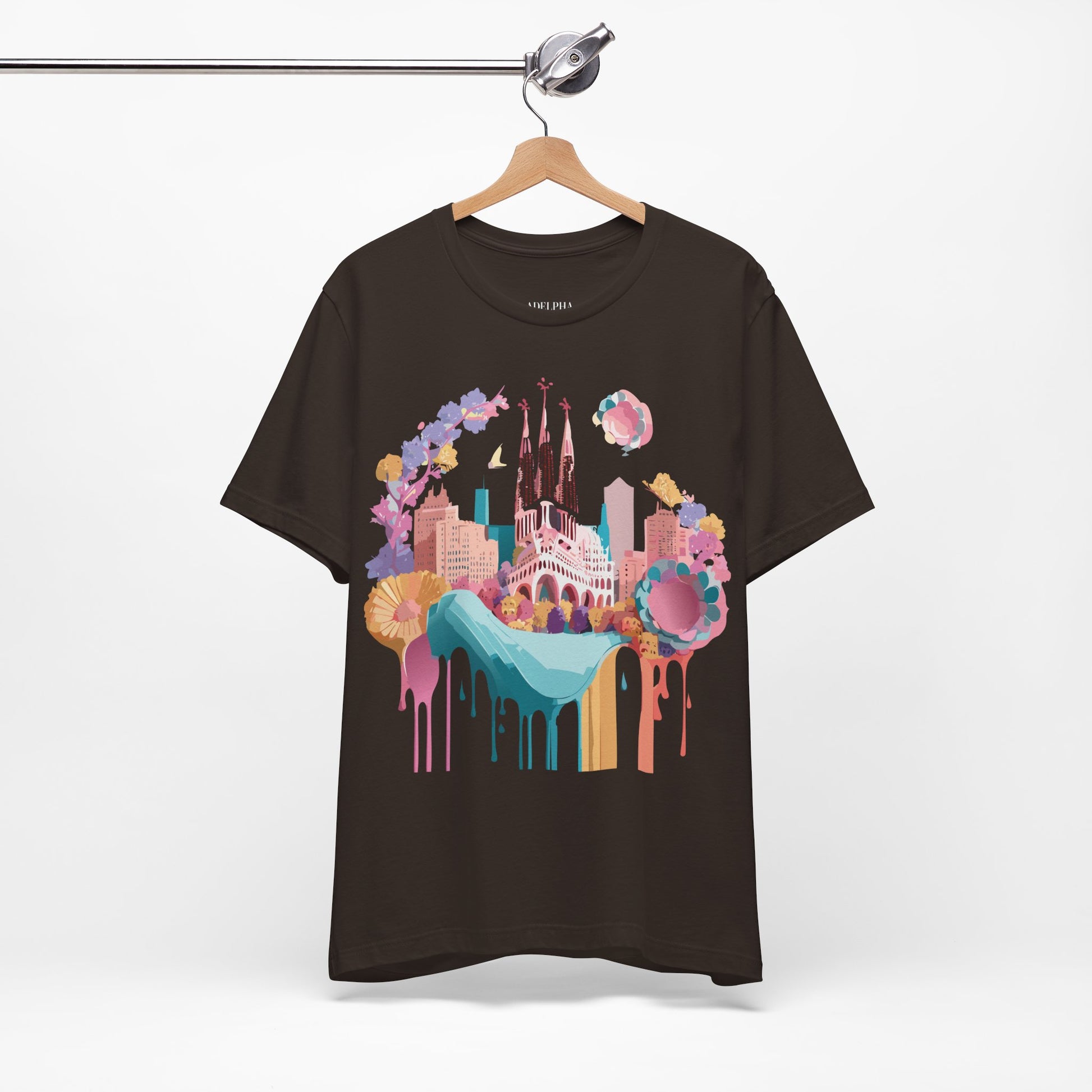 Tourist Shirt, Shirt with Barcelona - ADELPHA