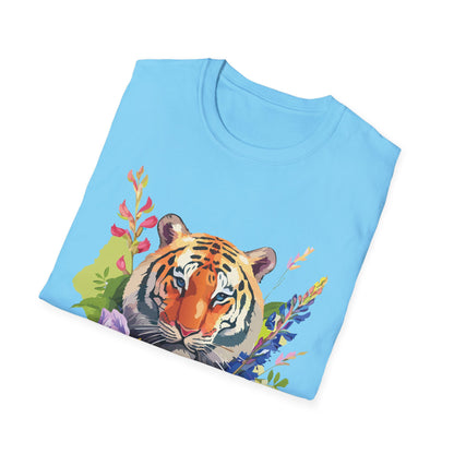 Tiger Shirt Unisex Gildan Softstyle Tee 100 Percent Ring Spun Cotton