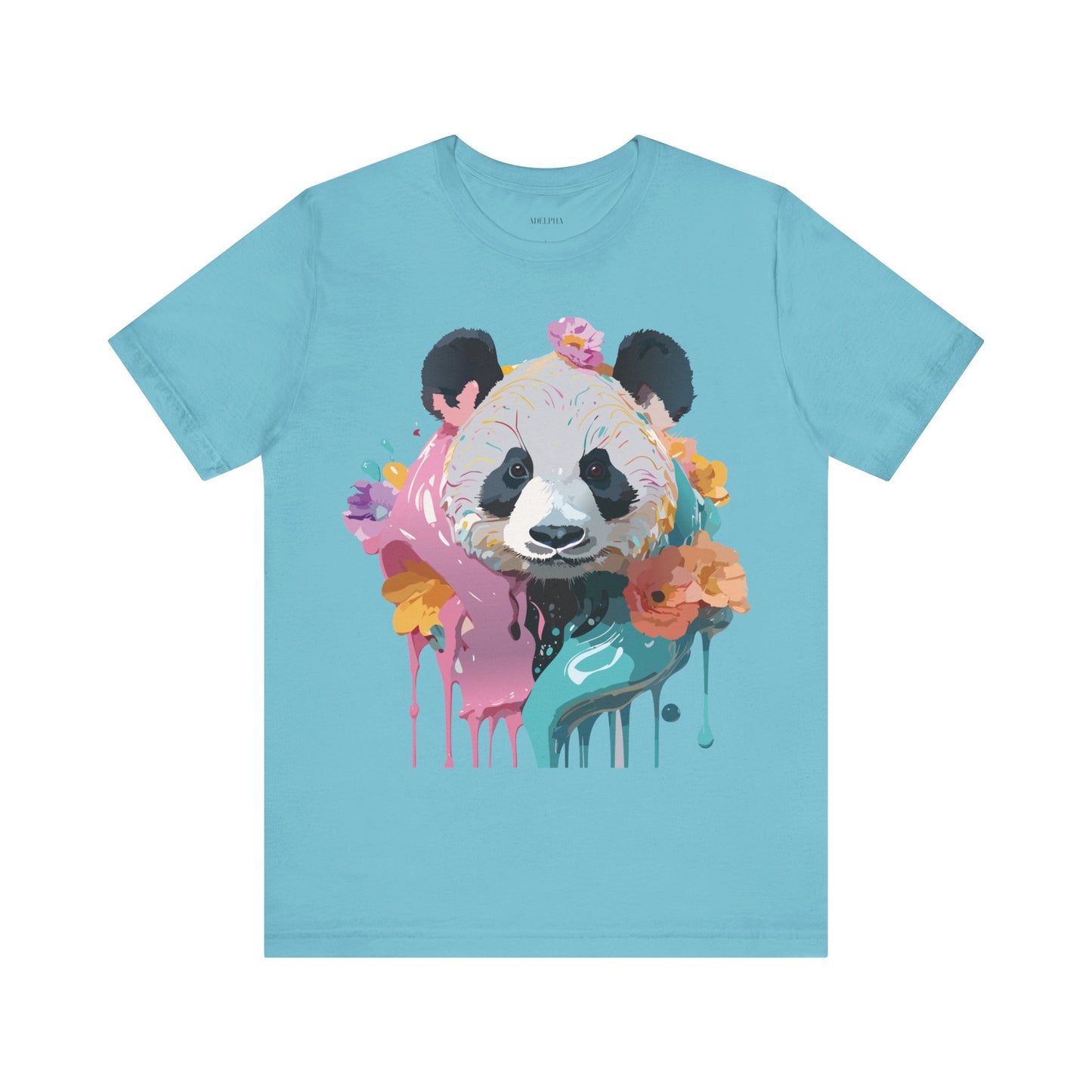 T-shirt en coton naturel avec panda