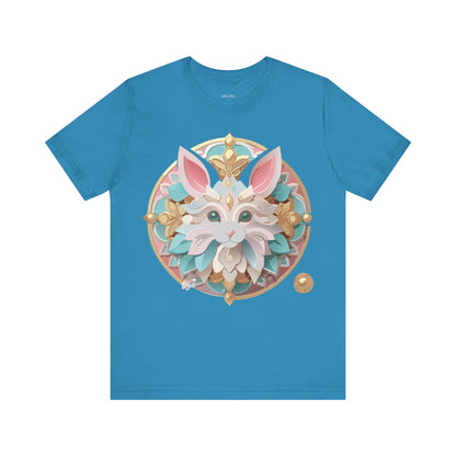 Natural Cotton Tee Shirt - Medallion Collection Printify