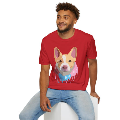 Dog Shirt Unisex Animal Print Tee Cotton T Shirt For Pet Lovers