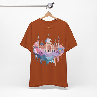 Natural Cotton Tee Shirt - Beautiful Places Collection - Venice Printify