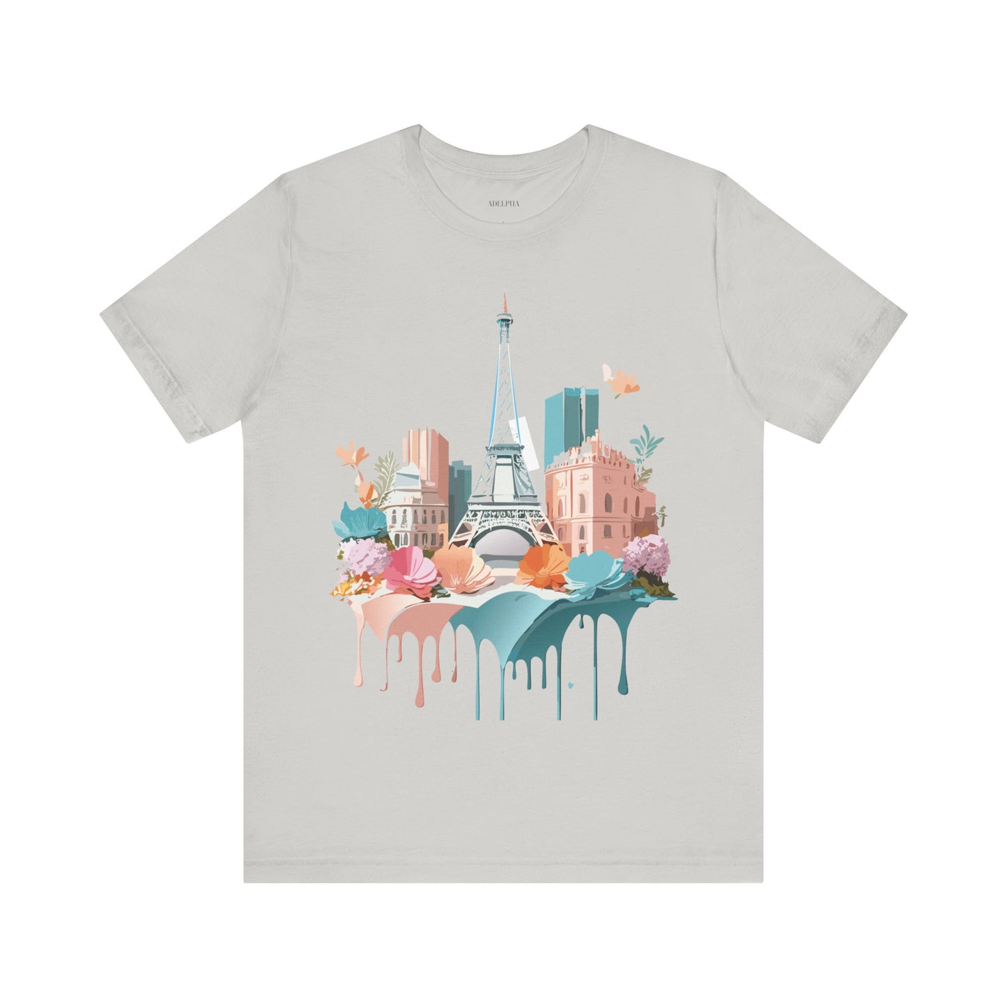 Natural Cotton Tee Shirt - Beautiful Places Collection - Paris