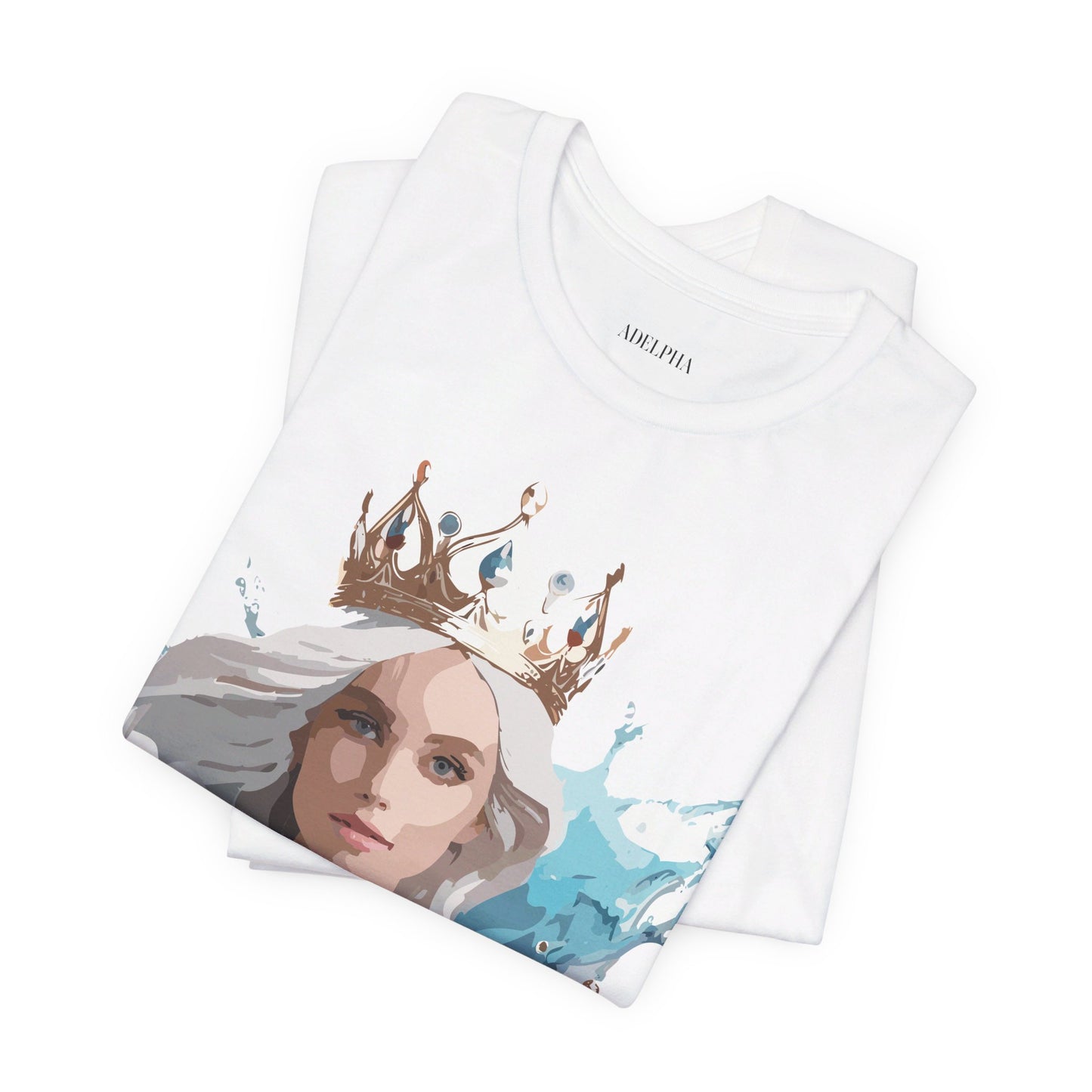 T-Shirt aus natürlicher Baumwolle – Queen Collection