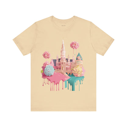 Natural Cotton Tee Shirt - Beautiful Places Collection - Vienna Printify