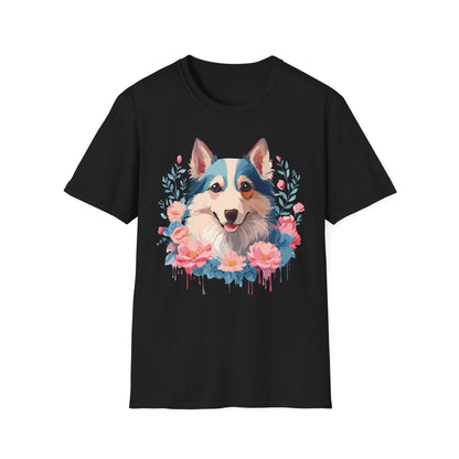 Dog Shirt Unisex Animal Tee Softstyle Cotton Lightweight Breathable