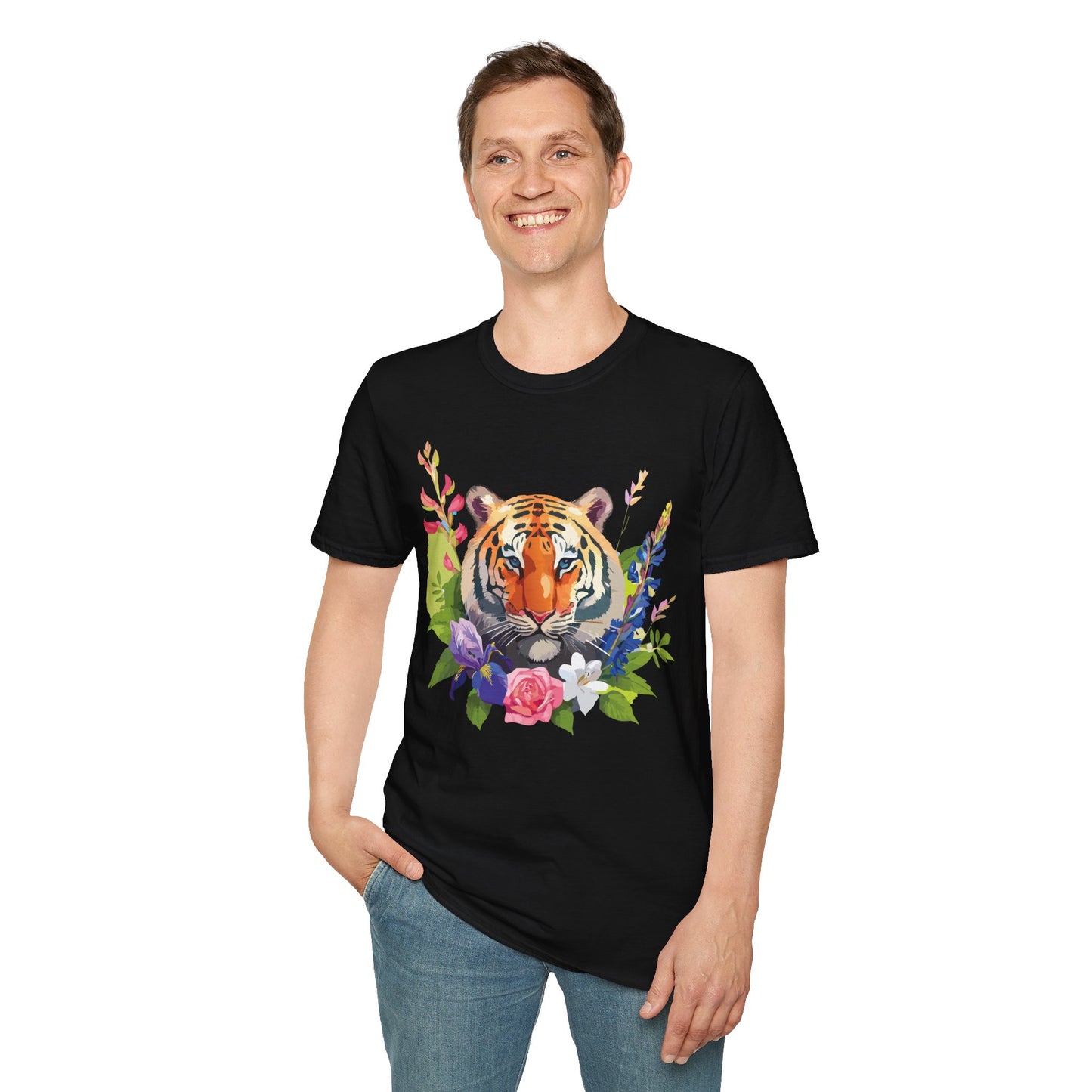 Tiger Shirt, Shirt with Tiger, Animal Tee, Shirt with Animals