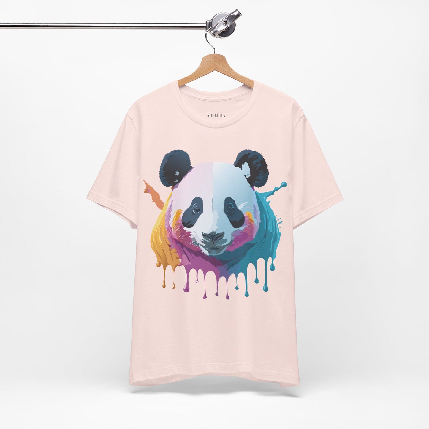 T-shirt en coton naturel avec panda