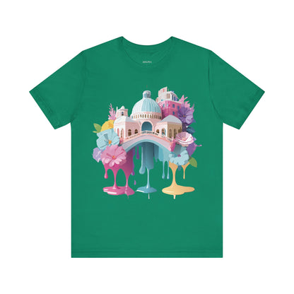 Natural Cotton Tee Shirt - Beautiful Places Collection - Venice Printify
