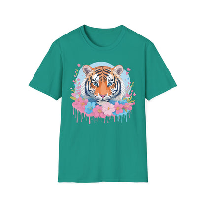 Tiger Shirt Unisex Softstyle T Shirt Gildan 64000 Animal Tee