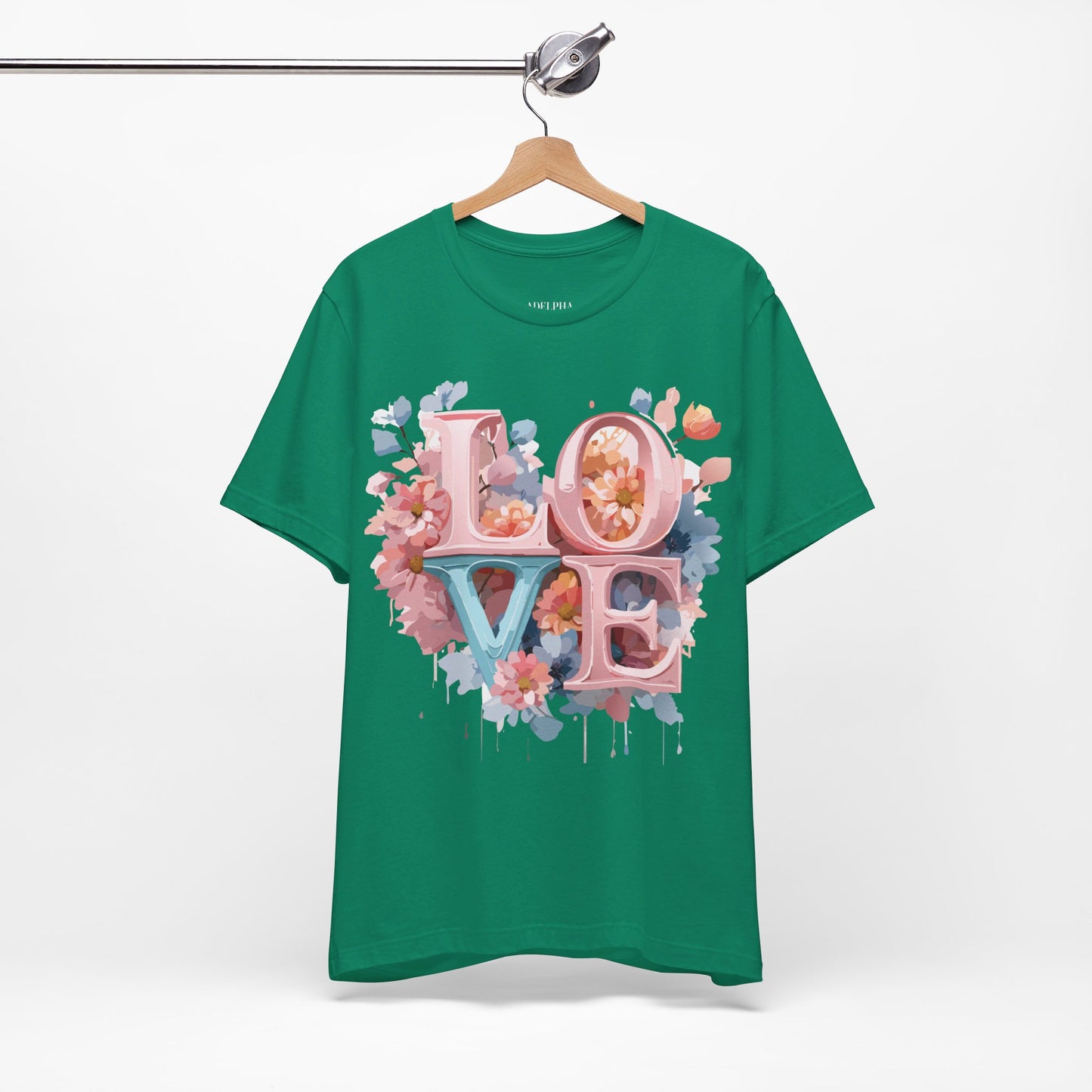 T-Shirt aus natürlicher Baumwolle – Love Story Collection