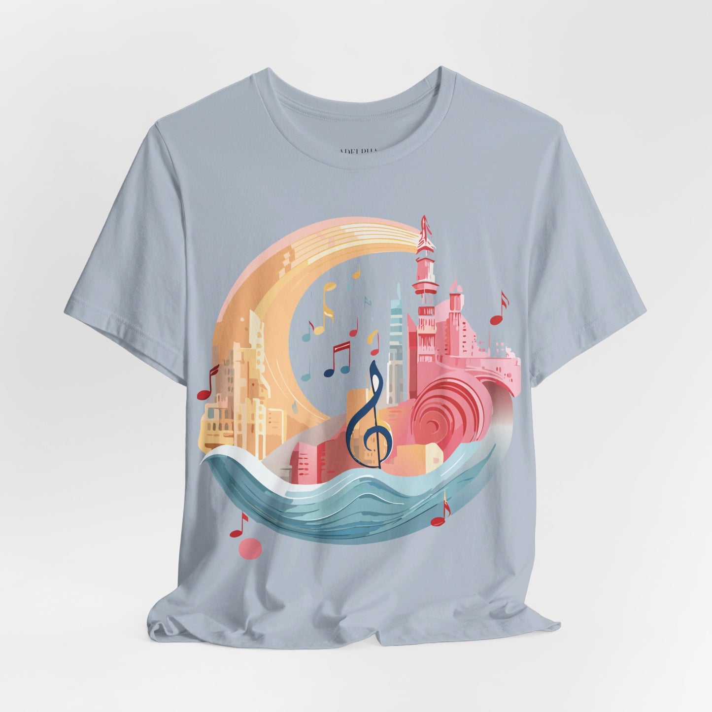 T-shirt en coton naturel - Collection Musique