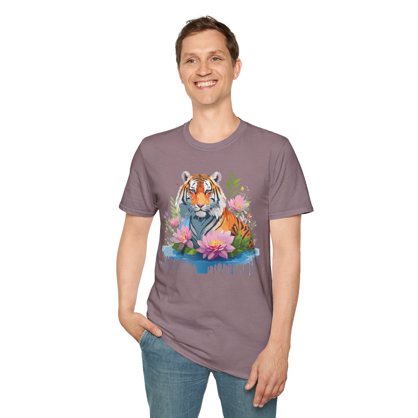 Tiger Shirt, Shirt with Tiger, Animal Tee, Shirt with Animals