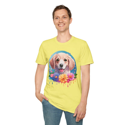 Unisex Dog Shirt Animal Tee Gildan Softstyle 64000 100 Percent Cotton