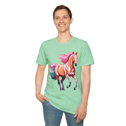 Horse Shirt Gildan Softstyle Tee Unisex 100 Percent Ring Spun Cotton