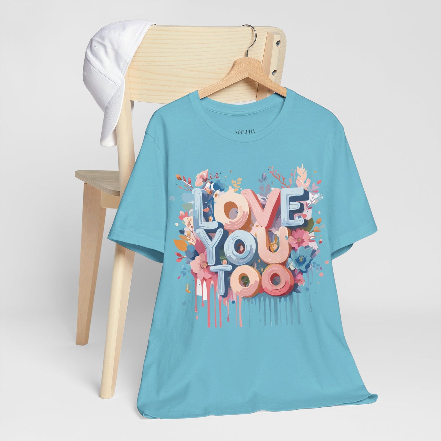 T-Shirt aus natürlicher Baumwolle – Love Story-Kollektion