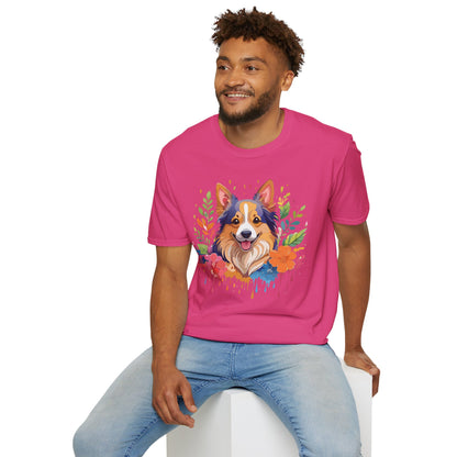 Dog Shirt Unisex Animal Tee Softstyle Gildan 64000 Cotton Tee