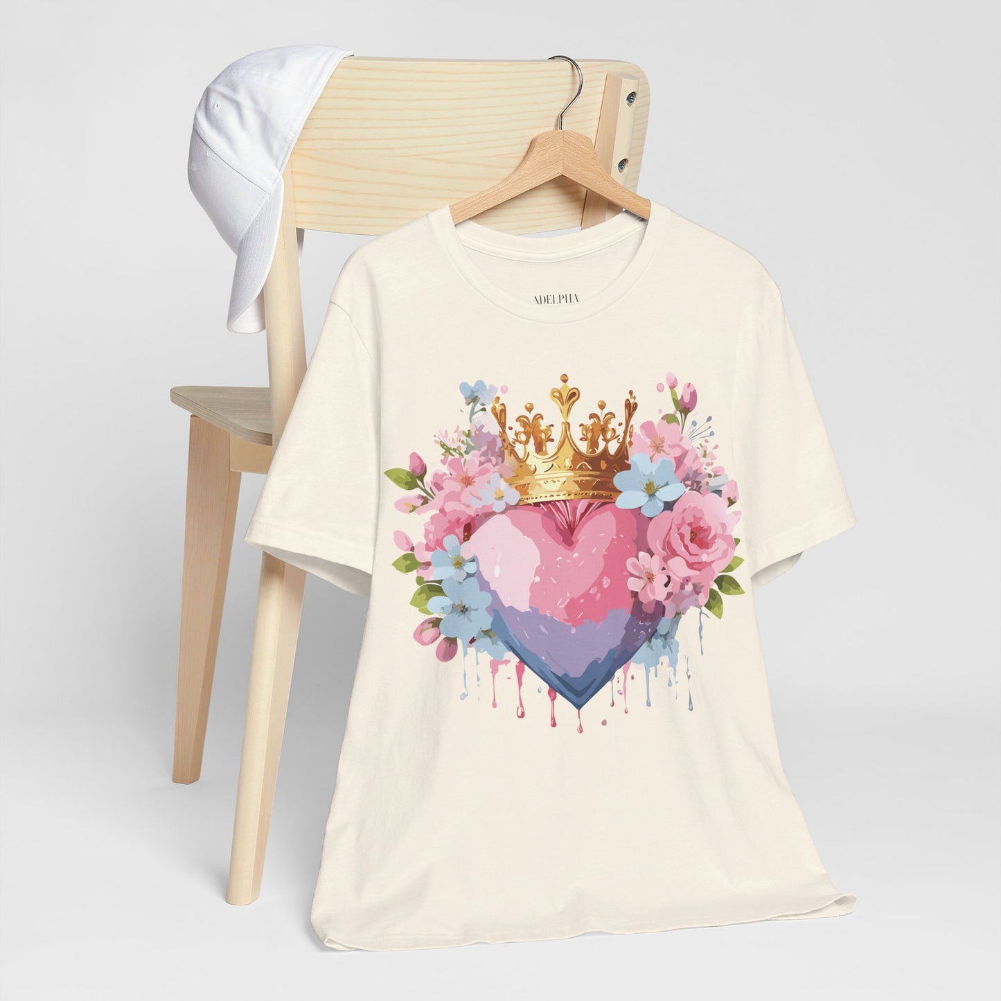 Natural Cotton Tee Shirt - Love story Collection