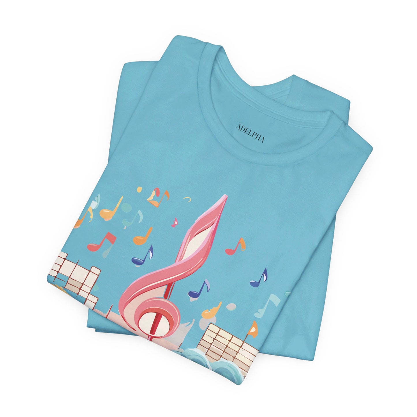 T-shirt en coton naturel - Collection Musique