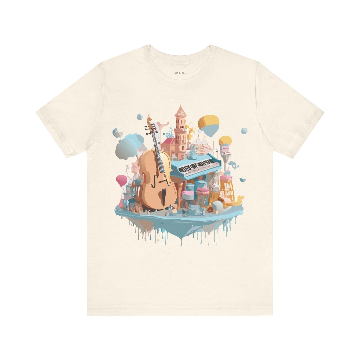 T-shirt en coton naturel - Collection Musique