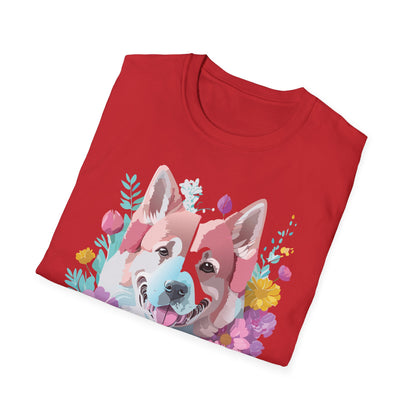 Dog Shirt Unisex Tee Softstyle Cotton Comfort for Animal Lovers
