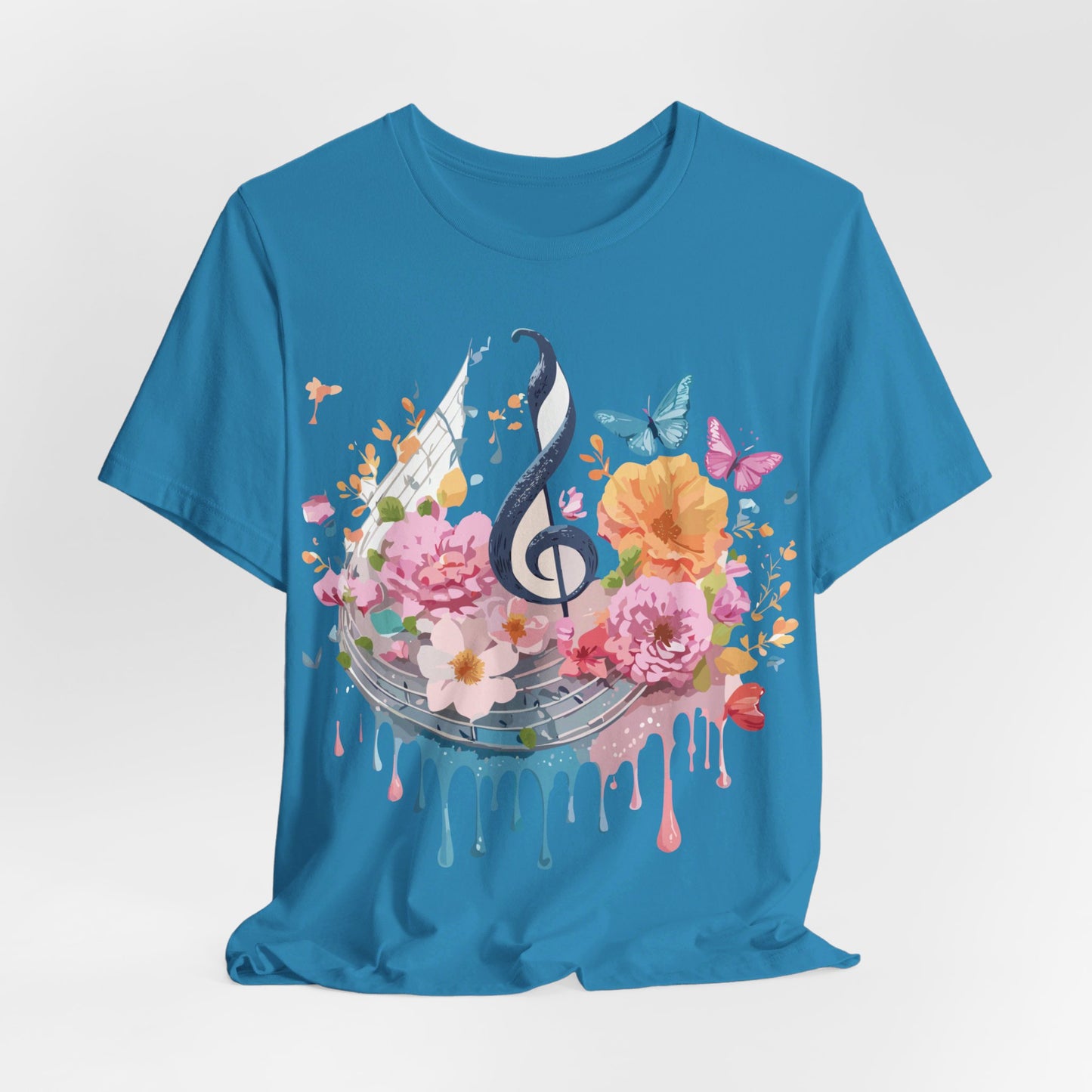 Natural Cotton Tee Shirt - Music Collection