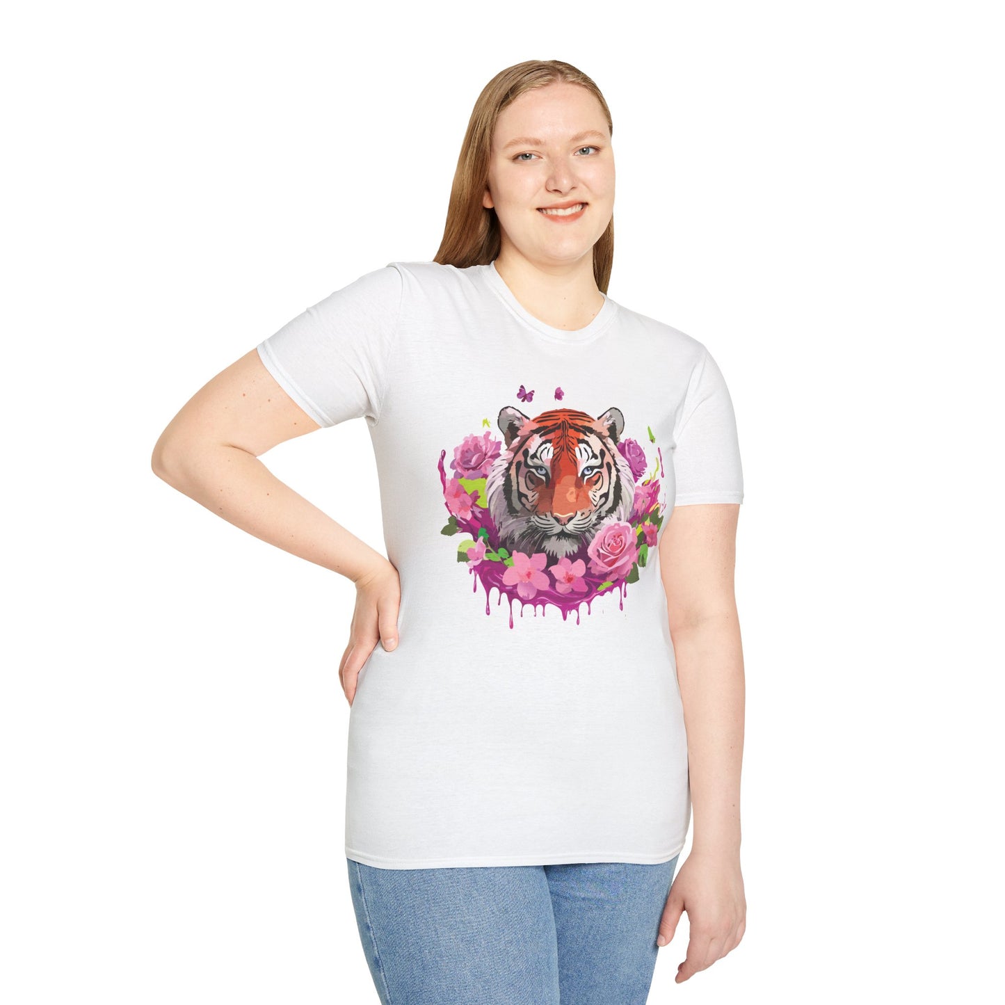 Tiger Shirt, Shirt with Tiger, Animal Tee, Shirt with Animals