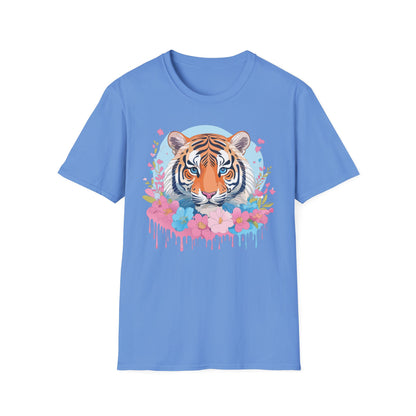 Tiger Shirt Unisex Softstyle T Shirt Gildan 64000 Animal Tee