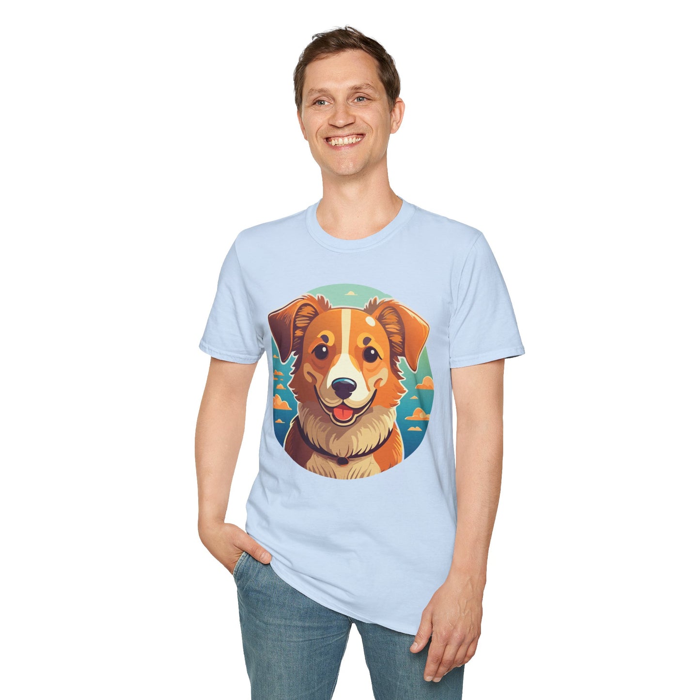 Dog Shirt, Shirt with Dog, Animal Tee, Shirt with Animals