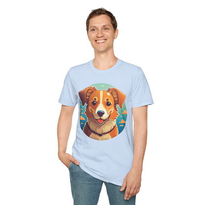 Dog Shirt Unisex Animal Tee One Hundred Percent Cotton Softstyle Gildan 64000
