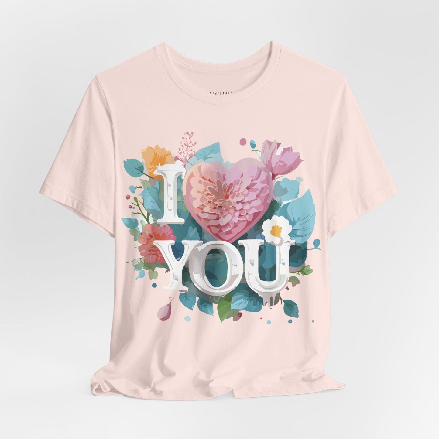 Natural Cotton Tee Shirt - Love story Collection